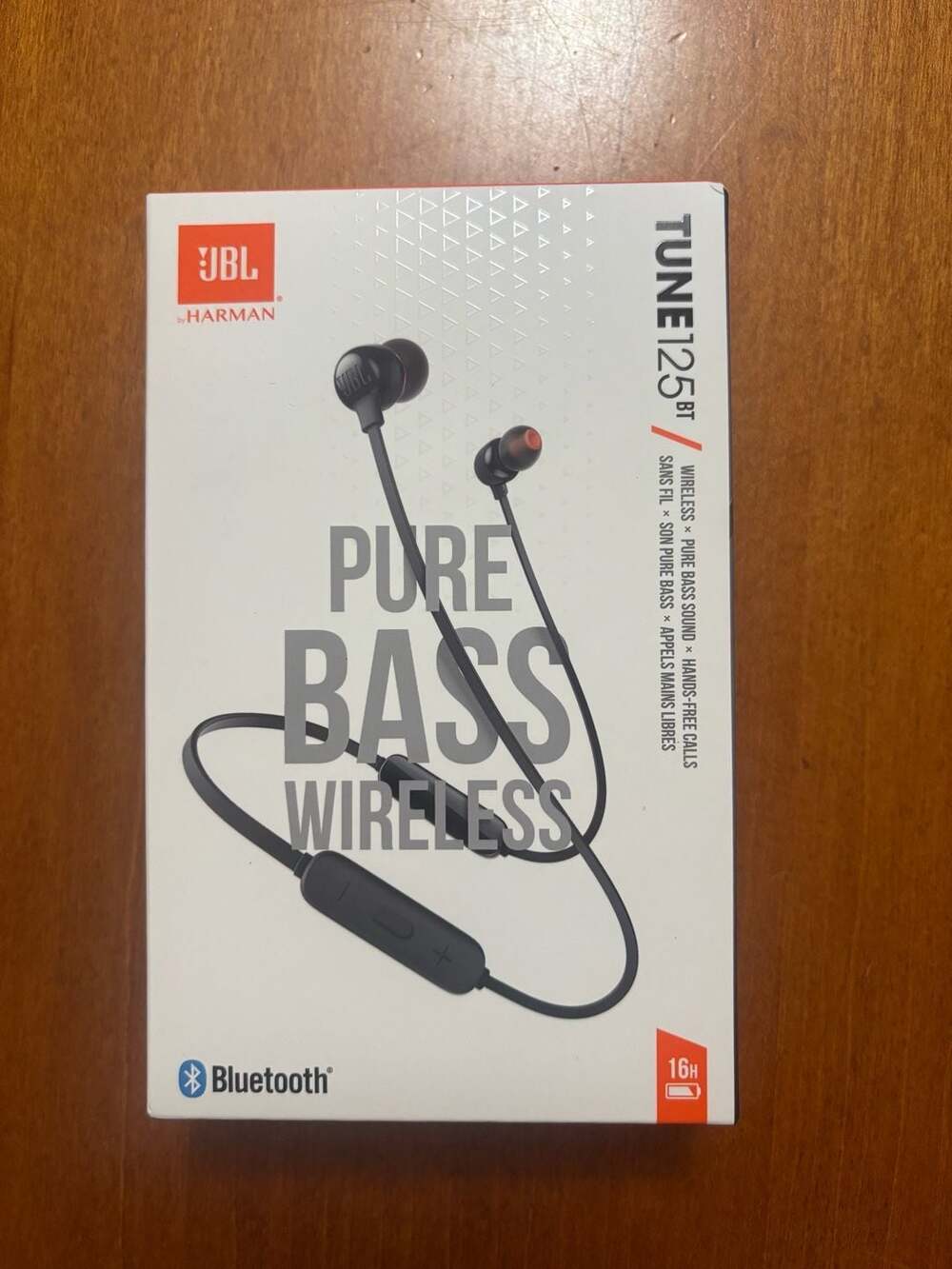 JBL Tune 125BT Wireless Bluetooth Earbuds Black